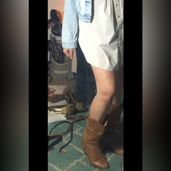 Blue Western Cowboy Boots with Rhinestone Design - Picture 9 of 9